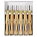 Produktbild uooom 6 Stück Holz Meißel Set Holz Griff Holz-Messer Werkzeug-Set