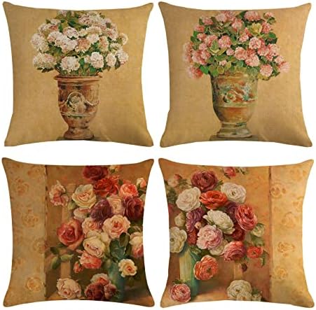 Beach Cushion Square water proof ocean blue Throw Pillow Case Set animal Cushion Covers for Living Room Sofa Couch Bed Bedroom Home Decor Garden Couch pillowcase 40 x 40cm set of 4