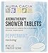 Aura Cacia Shower Tablet Peppermint Reviving, 3 Ounce