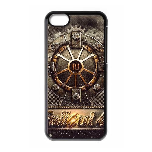 iphone5c Cover ,iphone5c Cell phone case Black for Fallout 4 Logo