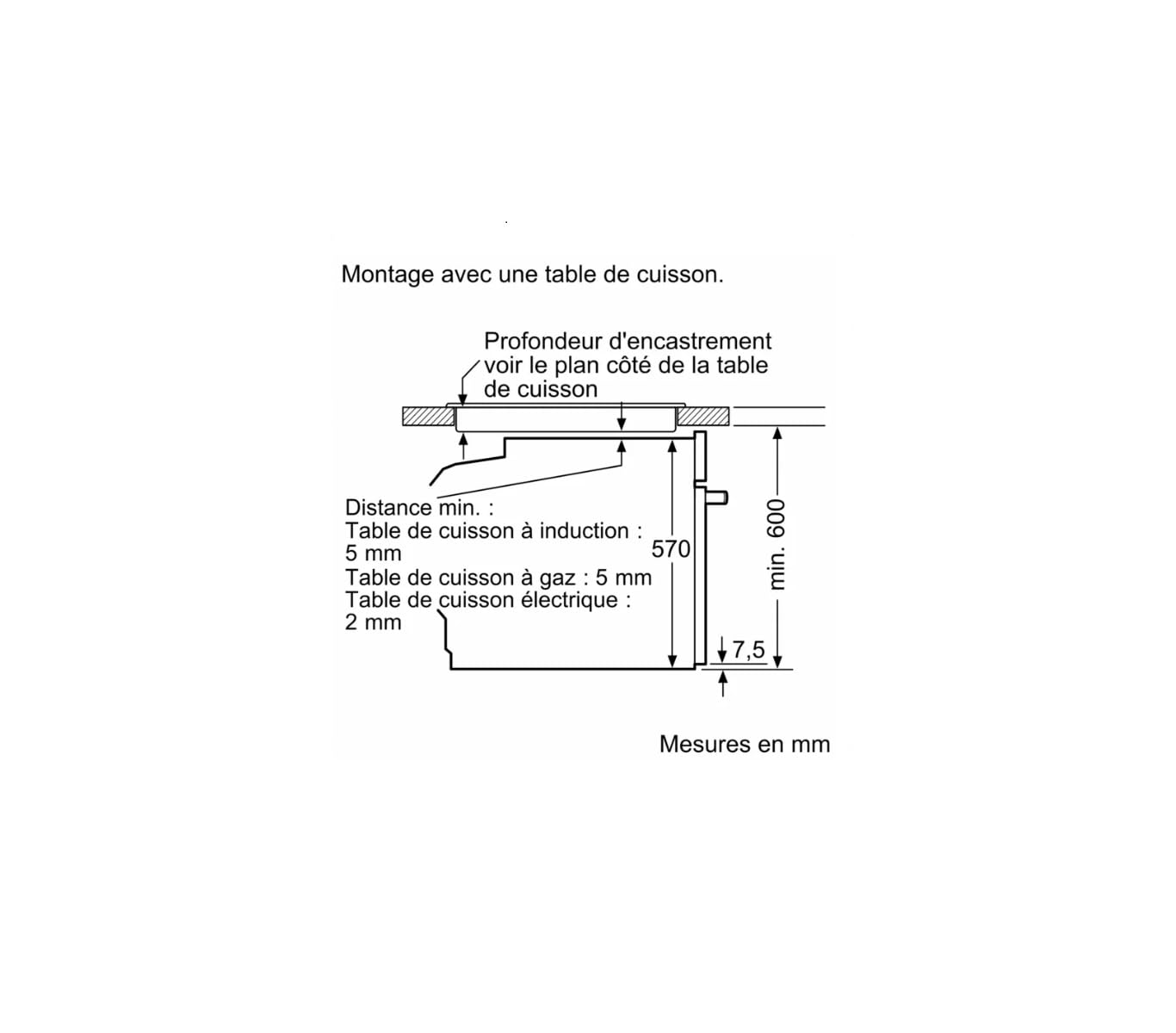 Four Intégrable Multifonction 71l 60cm Pyrolyse Inox - B2ACJ7AN3F