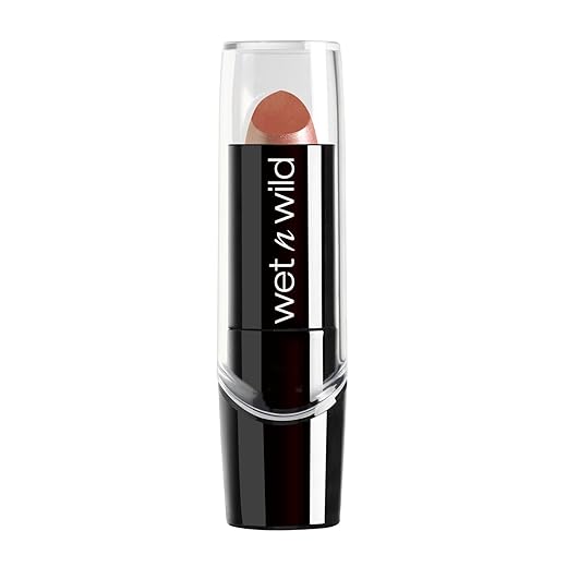 wet n wild Silk Finish Lipstick, Hydrating Rich Buildable Lip Color, Formulated with Vitamins A,E, & Macadamia for Ultimate Hydration, Cruelty-Free & Vegan - Breeze
