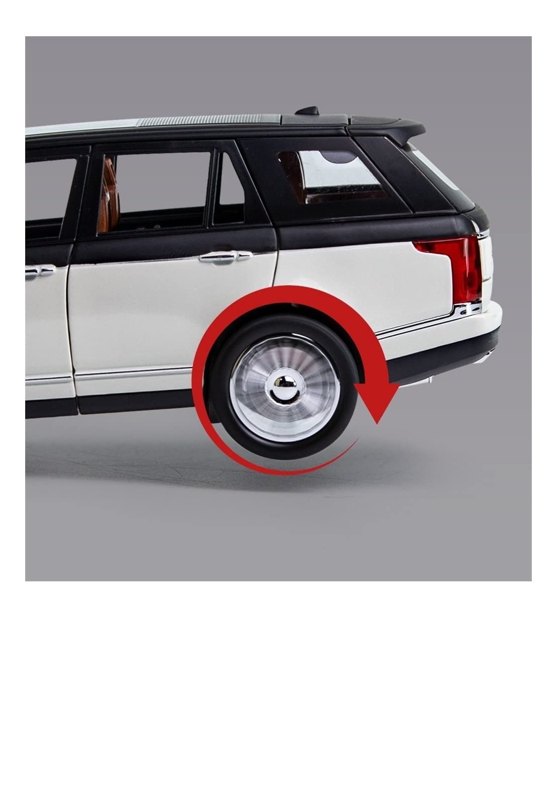 Modello di auto in lega pressofusa 1:24 per Land Rover Range Rover(Green)
