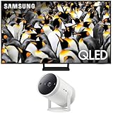 SAMSUNG QN85Q70DAFXZA 85 Inch Class QLED 4K Smart TV with a SP-LFF3CLAXXZA 30-100 Inch The Freestyle Gen2 Smart Projector (2024)