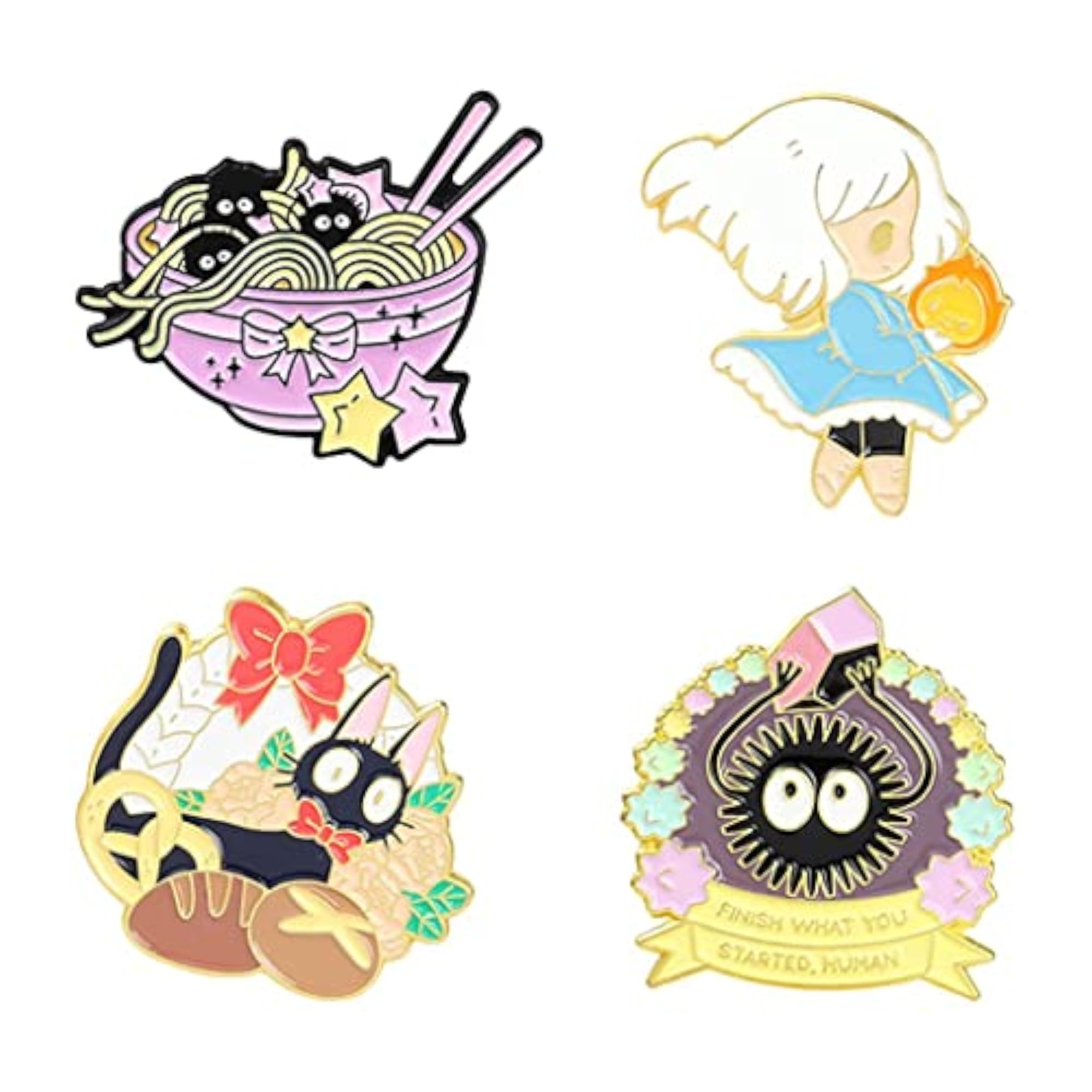 Mini Brooch Pins Set, Cute Lapel Pins for Bags Decor