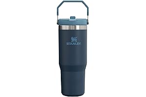 IceFlow Navy 30oz Stainless Steel Tumbler: Stay Refreshingly Hydrated with Style