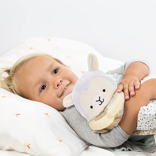 Miniatura 7 de Lulyboo Lovey Baby - Chupete y mordedor para dormir, manta de seguridad de felpa con música, ruido blanco, vibración, mordedores de silicona