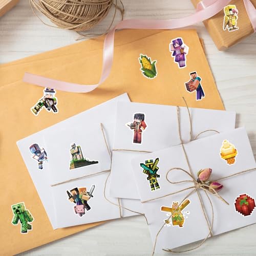 CUBarty 120 Stück Pixe Sticker Set, Pixe Aufkleber, Pixe Sticker, Erwachsene Cartoon Anime Stickers Aufkleber für Telefon, Auto, Laptop, Fahrrad, Wasserflaschen (B)