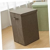 Vista 3 de Cestas de almacenamiento de ropa con tapa, cesta multifuncional para ropa sucia, cesta de almacenamiento de juguetes para niños, cesta