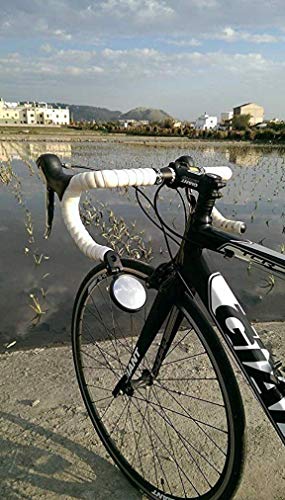 Hafny Bar End Bike/Bicycle Mirror, Stainless Steel Lens, Safe Adjustable Rearview Cycle/E-bike Mirror, HF-MR083 (Black 62mm) - Thumbnail 7