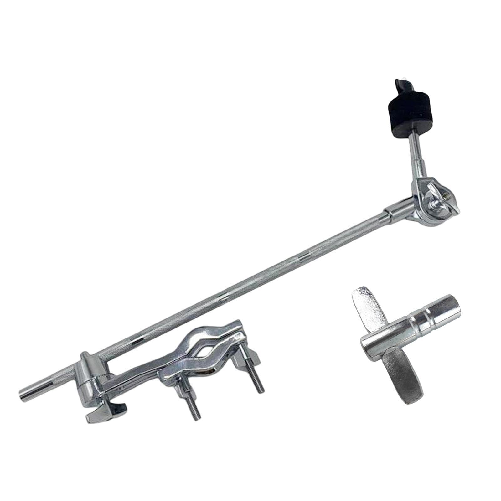 Abrazadera de extensión para soporte de platillos Fácil | Brazo ajustable Compatible con la mayoría de baterías estándar para una mejor ejecución Extensión de rack de batería