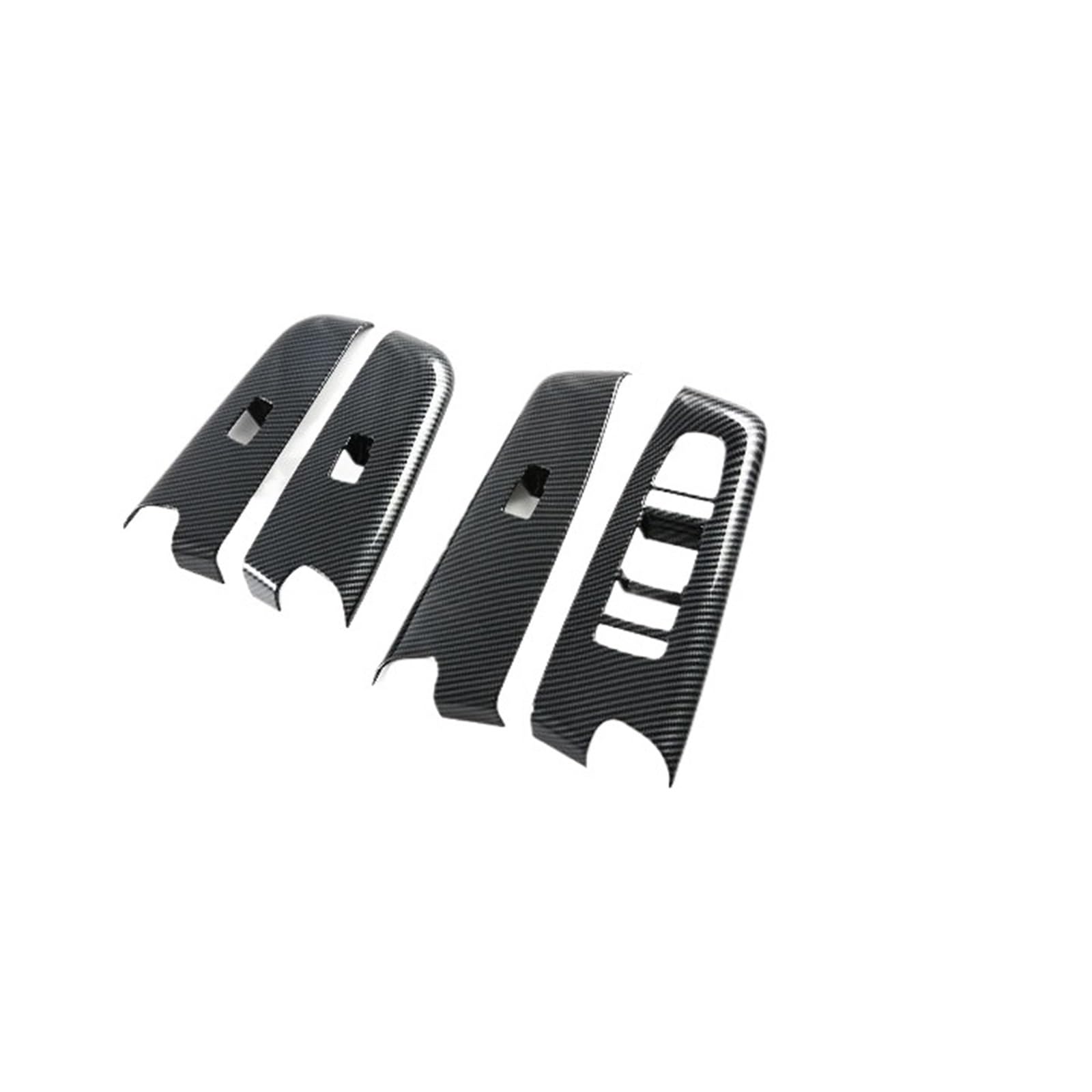 QBKGMEWCA Glass Switch Panel Window Lift Button Frame Interior Modification Compatible for BYD Yuan Song Pro DMI 25-Style