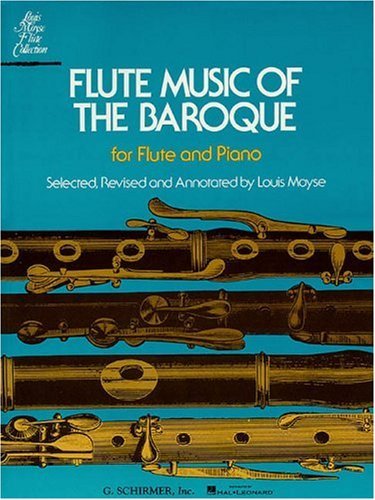 Flute Music of the Baroque partition livre musique classique flûte de juillet 1995