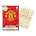 Manchester United Football Club Birthday Card. Comes with Stickers to Personalise your Age and Name, Red
