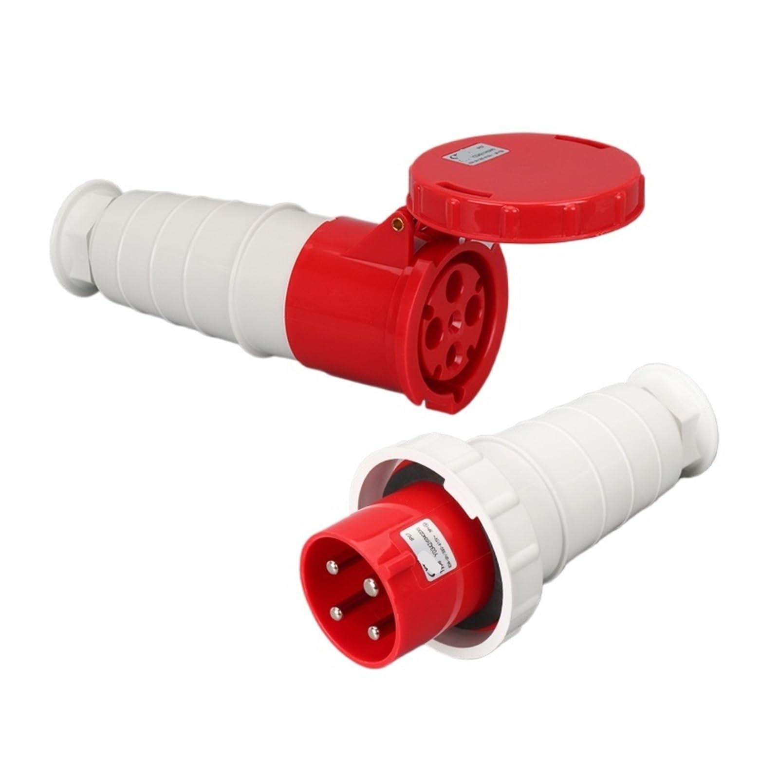 Conector de enchufe de alta tensión de 4 núcleos robusto 63A 1342206