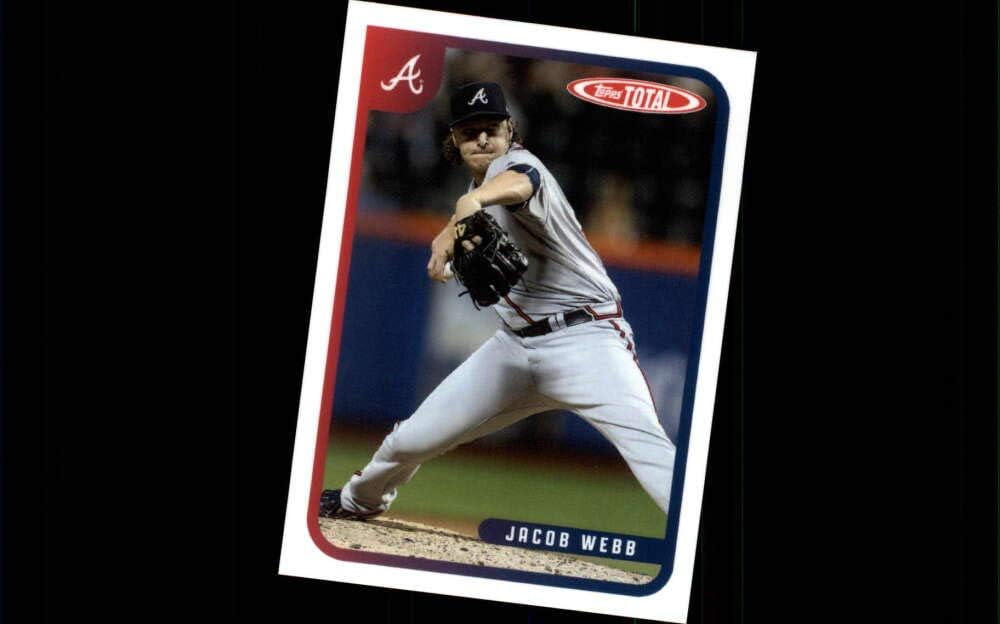 2020 Topps Total (Wave 9) Baseball #867 Jacob Webb Atlanta Braves Official MLB Trading Card ONLINE EXCLUSIVE LIMITED PRINT RUN (Stock Photo Shown)