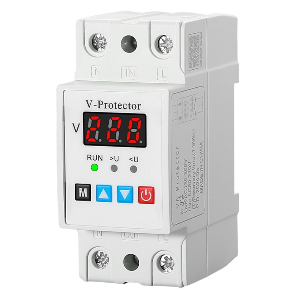 Kalttoy 40A Monitoring Voltages Guard Voltages Protections Device For Household Appliances