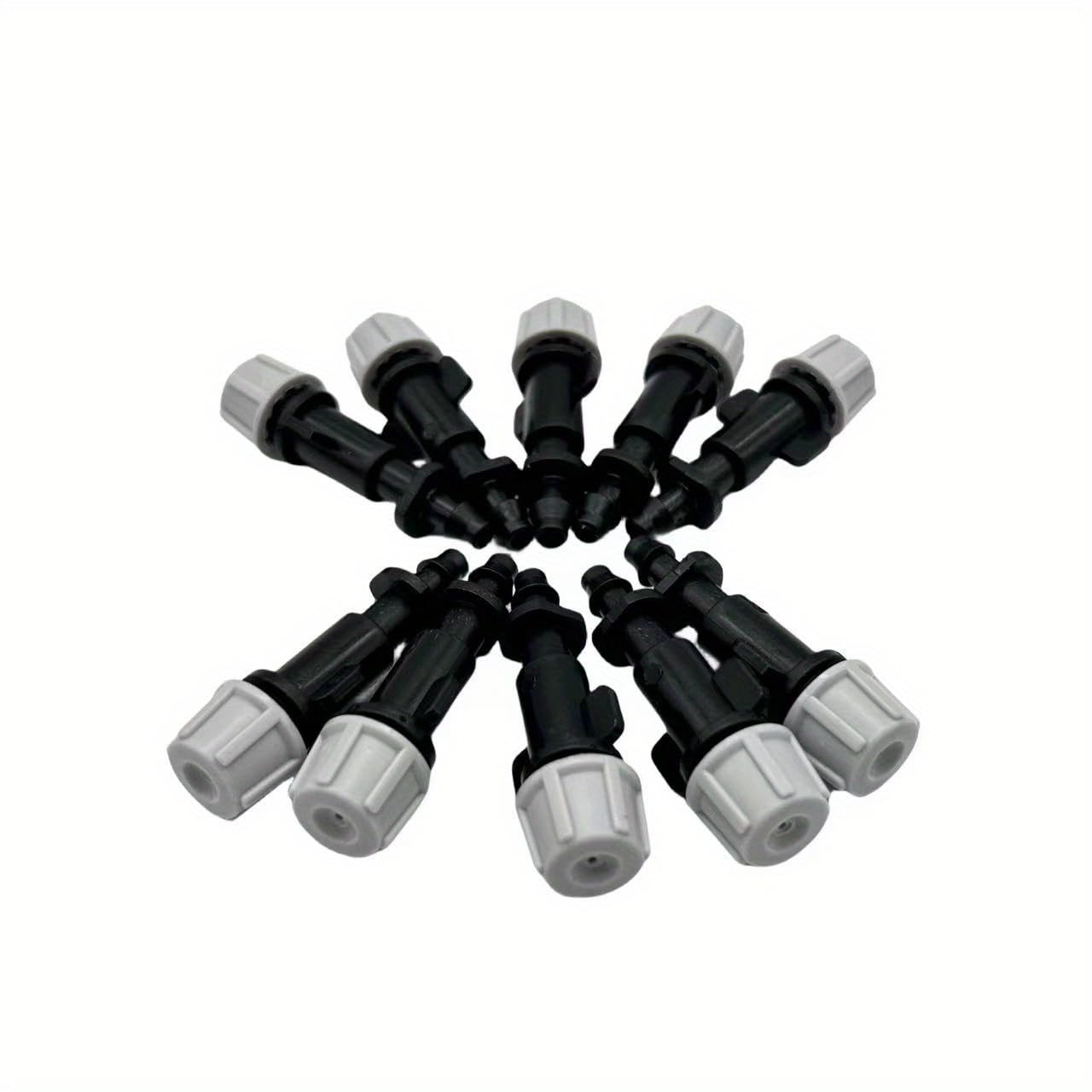 WOVSTNOV 10Pack Misting Nozzles Set Nozzles Single Hook Atomization Sprinkler Head for Adjustable for Nozzle (WP32-1)