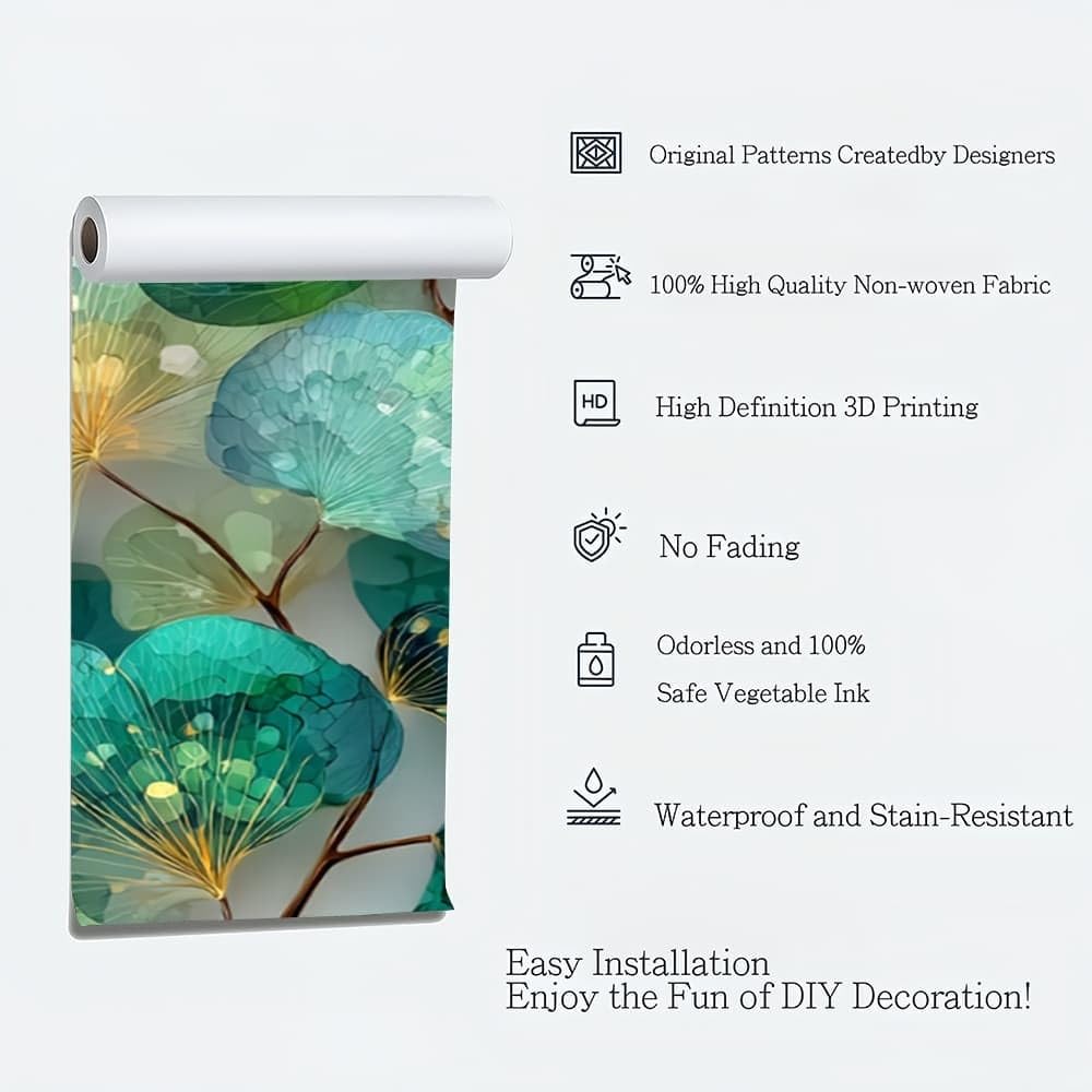 Tapeta flizelinowa - zielona tapeta XXL 350 x 256 cm wodoodporna fototapeta