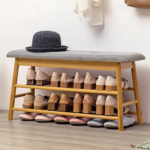 Banc d'entrée avec rangement pour chaussures et assise de salon