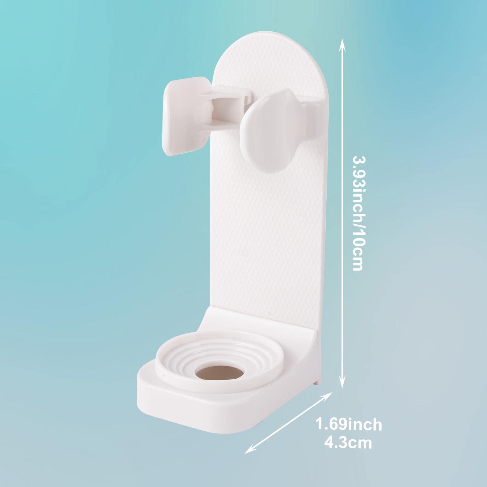 AWAVM 4PCS Electric Toothbrush Holder, Toothbrush Organizer, Wall Mounted Adult and Child Household Toothbrush Stand, White, Pink, Blue - Image 2