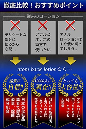 【現役AV男優が監修！】 ローション ろーしょん オナニー オナホ アナル アナニー 前立腺マッサージ 日本製 500g - 画像5