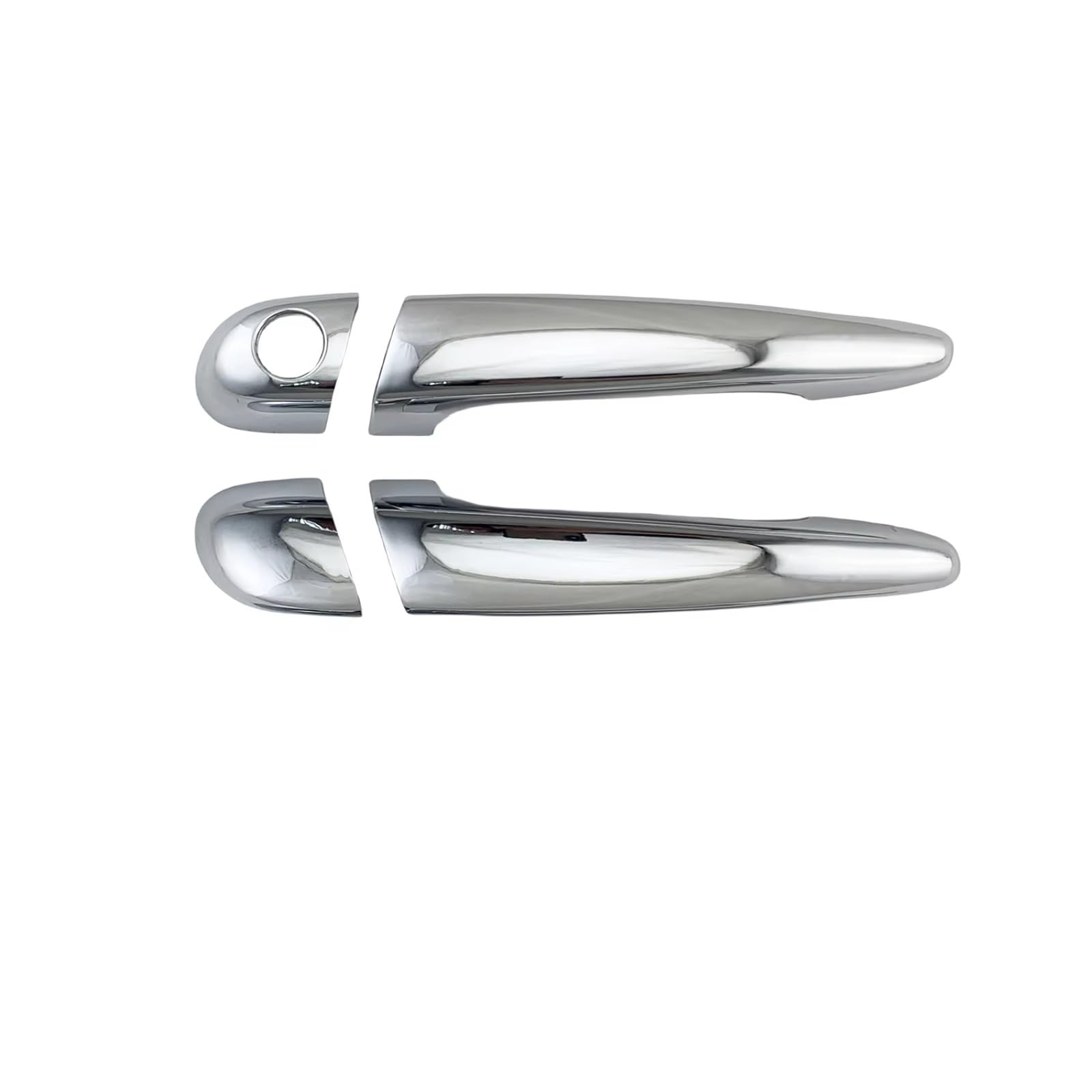 Jjrfvbgt 8Pcs Door Handle Trim Compatible With E46 330 330Ci M3 1996 1997 1998 1999 2000 2001 2002 2003 2004 2005 Abs Lhd Exterior Door Handle Cover(8Pcs)
