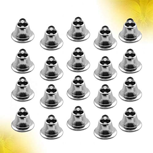 ARTIBETTER 20Pcs Bronze Jingle Bells Com Ganchos de Mola Pendurados para Sinos de Vento Fazendo Peni
