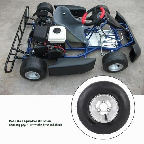 10x4.50 5 Utv Reifen ATV Reifen Nebeneinander Reifen mit Aluminiumlegierung Rand für Go Kart Cart Drift -Trike -Mäher