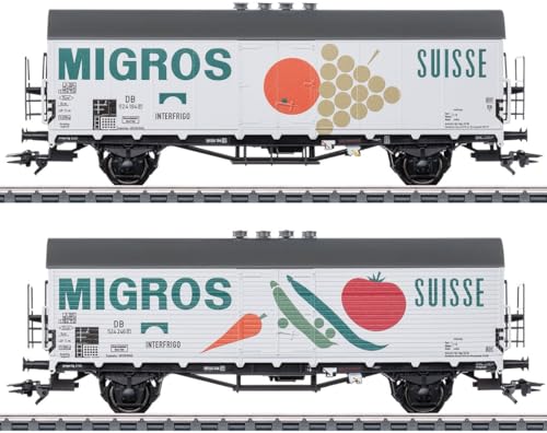 46173 H0 Kühlwagen-Set Migros, DB, Ep. III