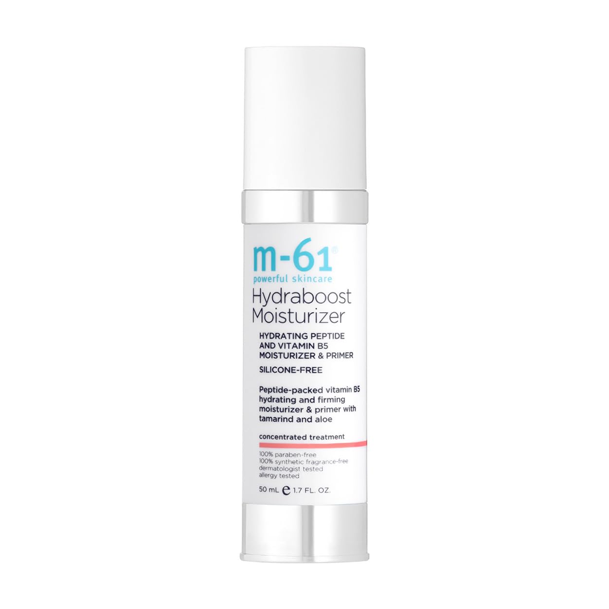 Hydraboost Moisturizer | Multi-Purpose, 2-in-1 Moisturizer + Primer With Hyaluronic Acid, Peptides And Vitamin E. Silicone Free. Hydrating and Firming. For All Skin Types - 1.7 Fl Oz