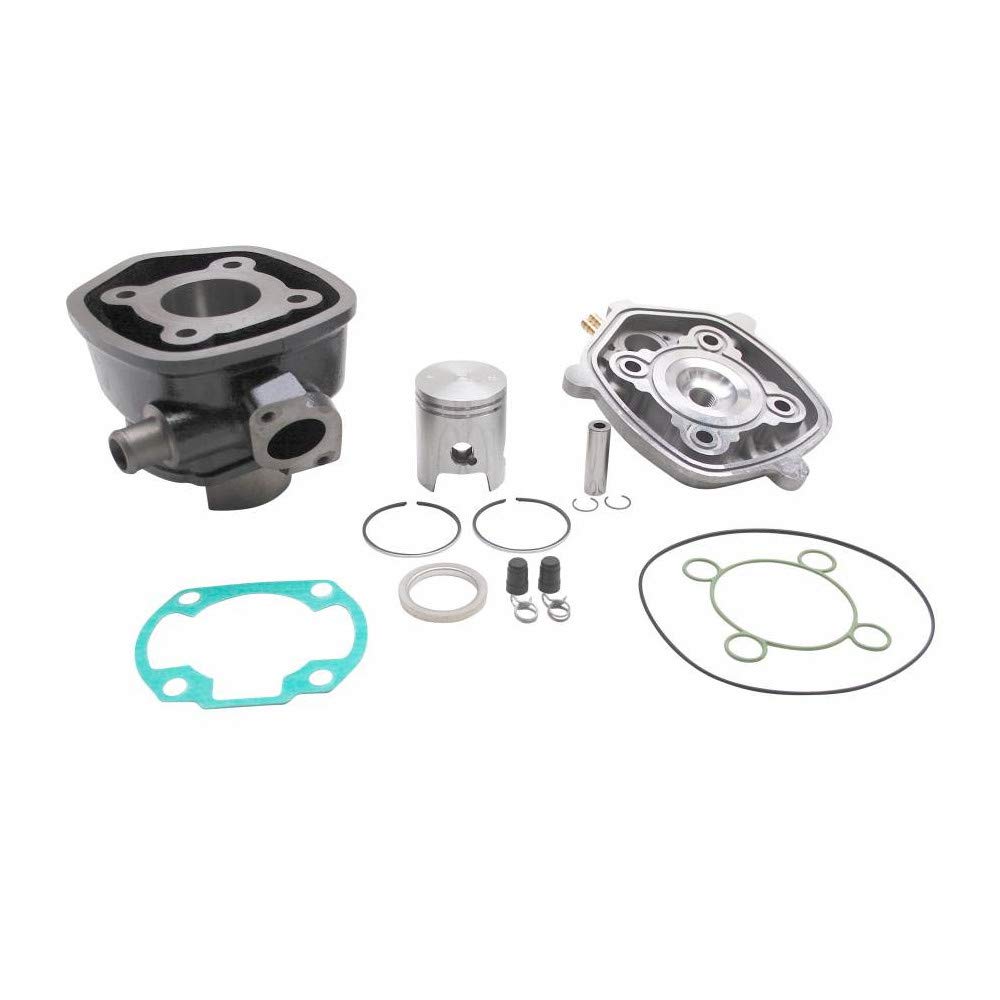 Cilindro Malossi de fundición gris con culata para scooter Yamaha Aerox y MBK Nitro 2