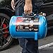 TOOLUXE 30010L 5 Gallon Air Tank, Portable Air Tank, 125 PSI Maximum Pressure, Horizontal Air Compressor Tank, 1/4