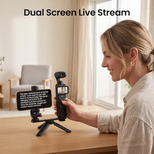 Image of DJI Osmo Pocket 3 Live Stream Bundle, Vlogging Camera with 1'' CMOS Sensor