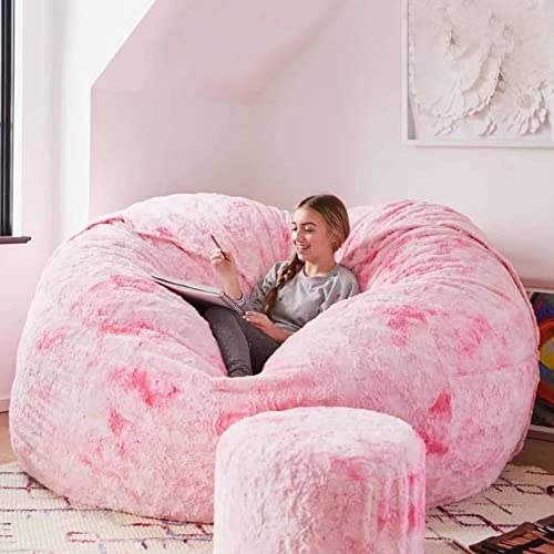 GAIGY Riesige Bohnenbeutel Sofa Big Pelz Sitzsack Bett Slipcover Koffer Kein Füllstoff Boden Seat Recliner Puff Lazy… – Bild 5