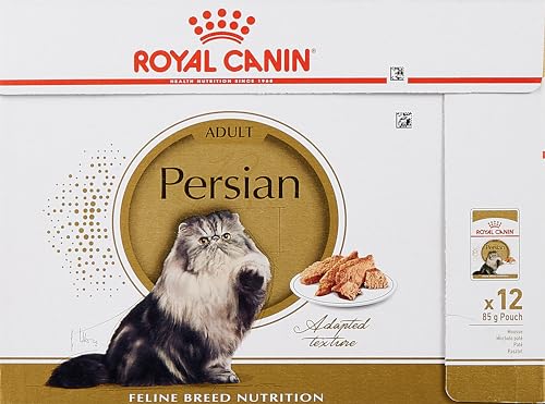 Image of Royal Canin Persian Adult Cat Wet Food, 85 Gram (Pack of 36), red