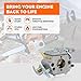 Hipa PP4620AVX Carburetor for Husqvarna 142 141 136 36 41 137 Chainsaw Replaces 530071987 WT-289 W-29 WT-202 WT-285 WT-529 WT-239 for Zama C1Q-W29E Carb