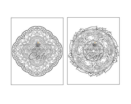 125 Mandalas: An Adult Coloring Book Featuring 125 of the World's Most Beautiful Mandalas for Stress Relief and Relaxation - Image 49