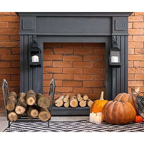 Doeworks 17 Inch Small Heavy Duty Indoor/Outdoor Firewood Racks Steel Wood Storage Log Rack Holder #TOP5