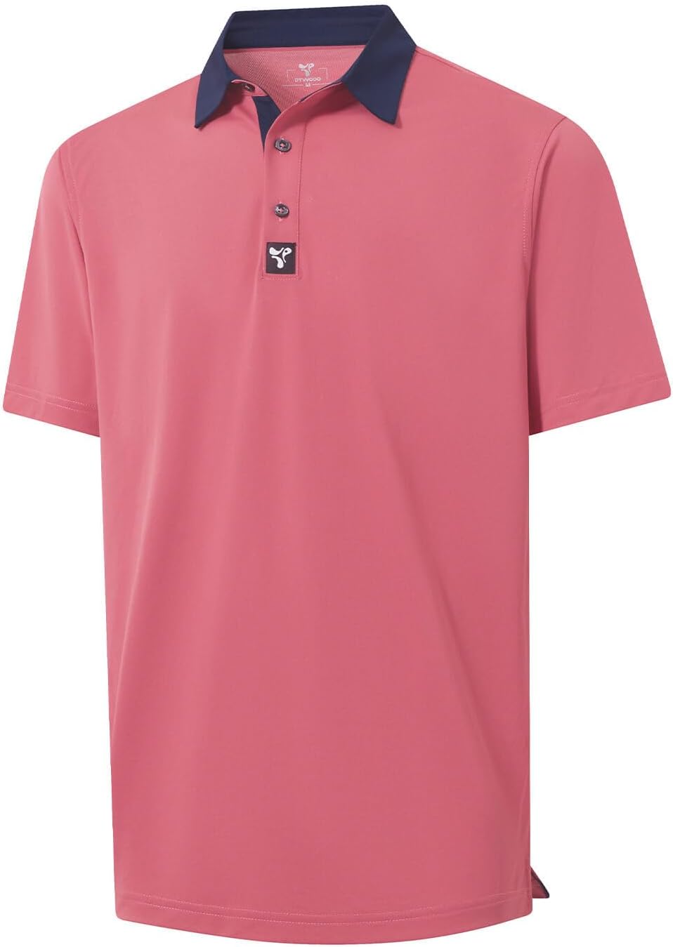 Men' s Golf Shirts Short Sleeve Performance Moisture Wicking Dry Fit Solid Casual Pique Golf Polo Shirts for Men