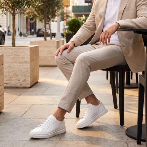 Image of Marc Joseph New York Mens Fort Avenue Sneakers (Hands-Free Technology)