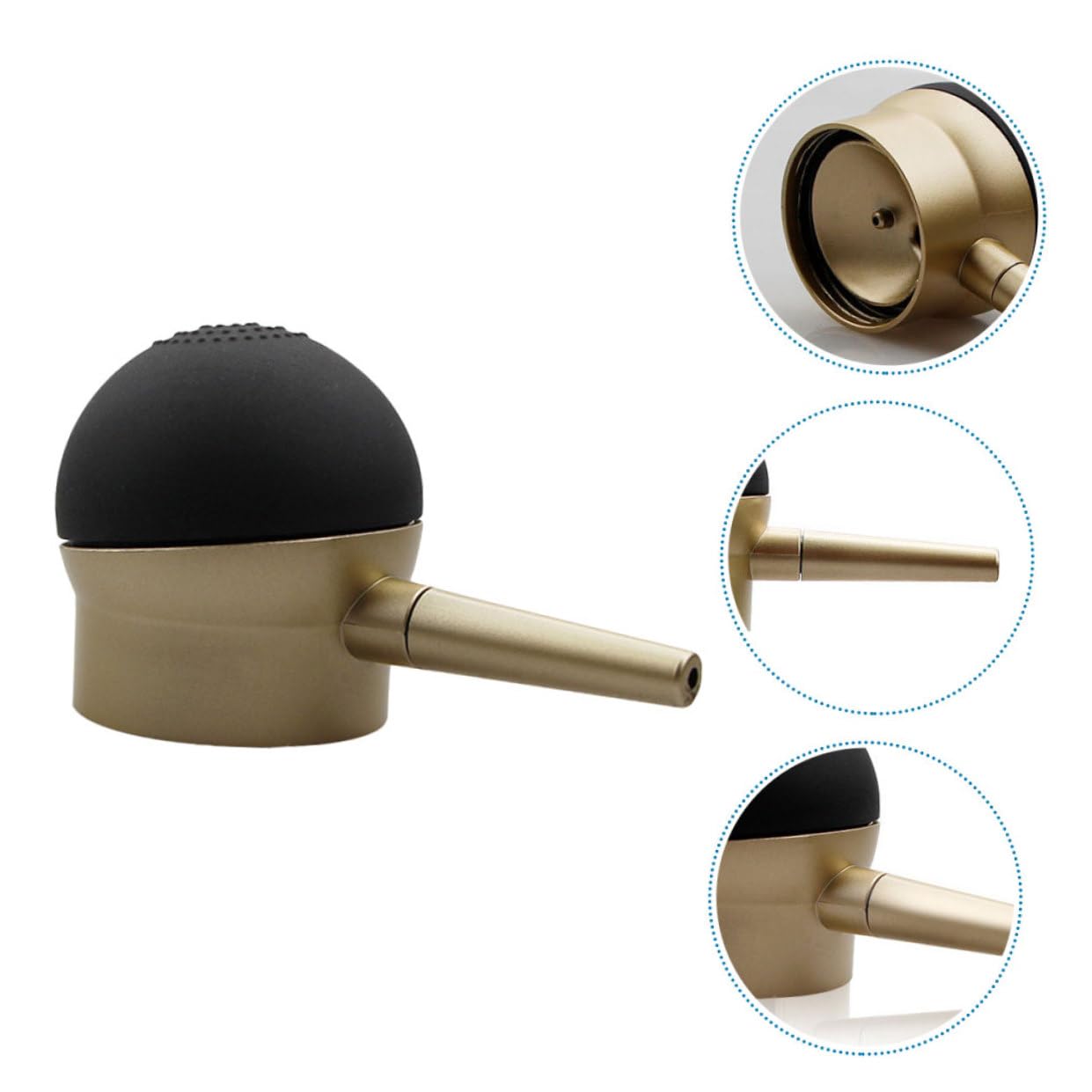 NOLITOY Hair Building Fibers Nozzle Fiber Sprayer Spray Nozzle Spray Applicator Pump Comfortable to Hold and Use