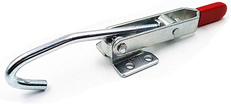 2-Pack J-Hook Toggle Clamps, 375 lbs Holding Capacity, Adjustable Heavy-Duty Quick Release Clamps for Welding,Woodworking, Fixturing & Mechanical Assembly(451)