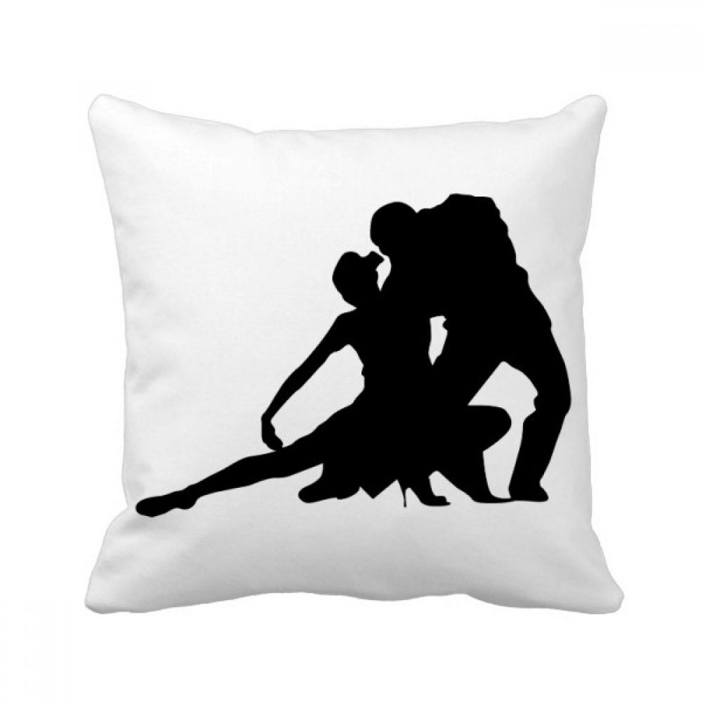 Coussin de décoration 40x40 cm avec motif danseurs pour une idée cadeau originale