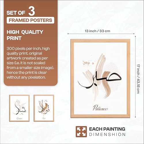 Image of NoWorries Multicolor Wall Decor Paintings | Framed Synthetic Wooden Frame Art for Office & Home Decor | Living Room & Wall Decoration, 13x17 Inches (IS-1)