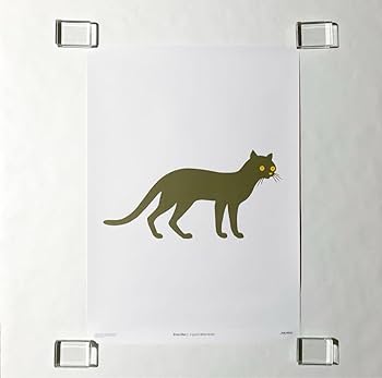 Amazon.co.jp: Enzo Mari Cat Art Poster Italy : Toys & Games