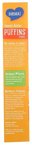 Miniatura 3 de Barbara's Bakery - Cereal de mantequilla de maní Puffins, cajas de 11 onzas (paquete de 6)