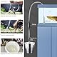 Aquarium Reiniger, Aquarium Wasserwechsler,Aquarium Sauger, Kiesreiniger für Aquarien, Siphon-Aquarienreiniger für Schnellen, Aquarium Wasserwechsel, Sandwaschung, Einstellbarem Wasserdurchfluss(Grau)