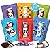 UNREAL Complete Vegan Variety Pack | Less Sugar, Fair Trade, Non-GMO | 6 Bags