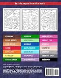 Stained Glass Nautical Designs: Color by Number Coloring Book for Adults: 4